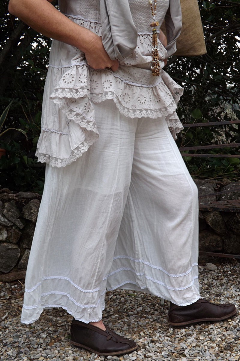 Pantalon voile de coton Clearance