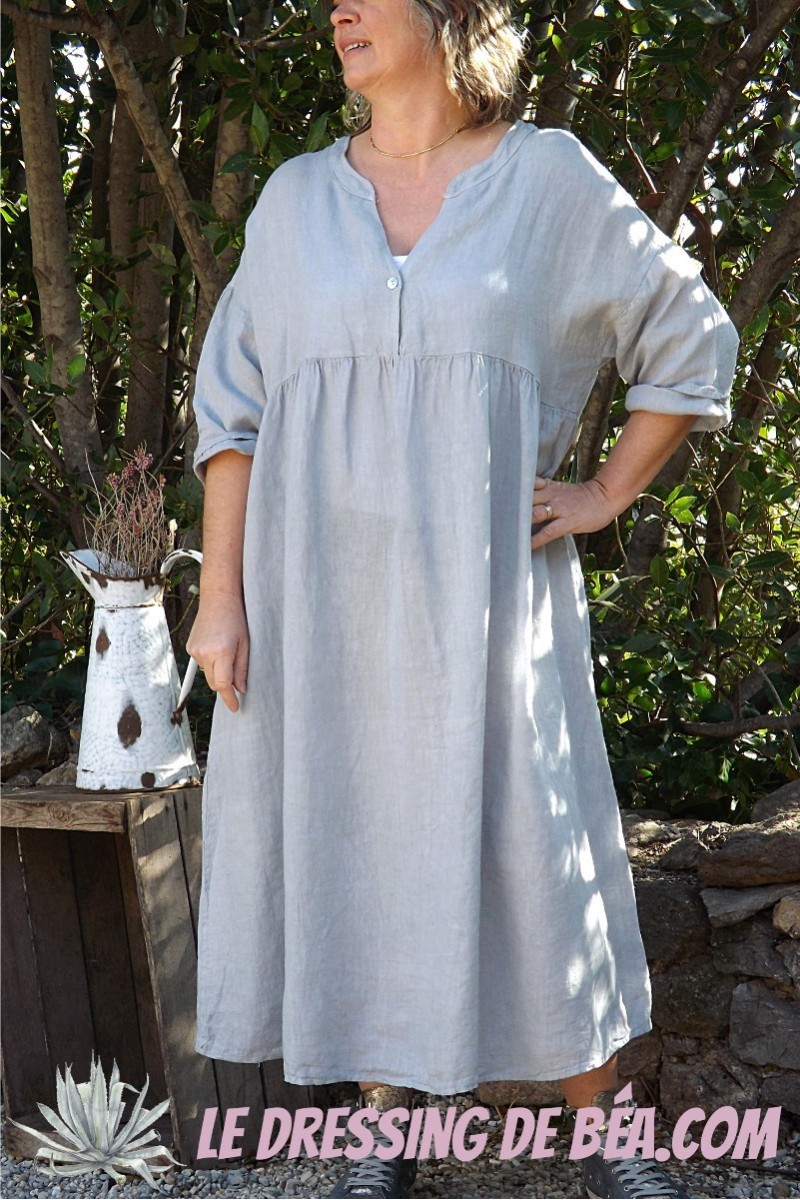 robe longue lin grande taille