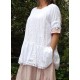 TUNIQUE BRODERIE ANGLAISE BLANCHE EMILIENE