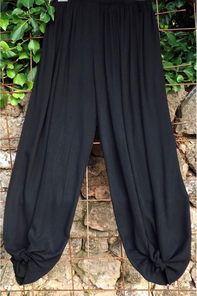 PANTALON VISCOSE GRANDE TAILLE VICTOR NOUE EN BAS PANTALON VISCOSE GRANDE TAILLE VICTOR NOUE EN BAS