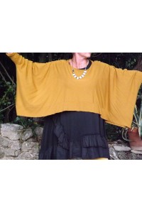 PULL COURT LUCIEN SAFRAN ET TUNIQUE JULIETTE