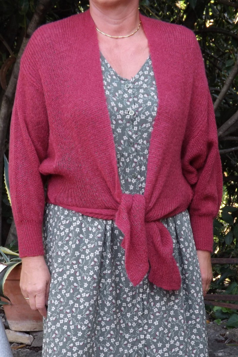 Gilet framboise femme deals