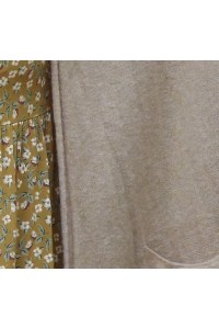 GILET MAILLE FINE ACHILE CANNELLE CLAIR