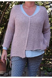 PULL ARISTIDE ROSE POUDRE ET PANTALON LEO