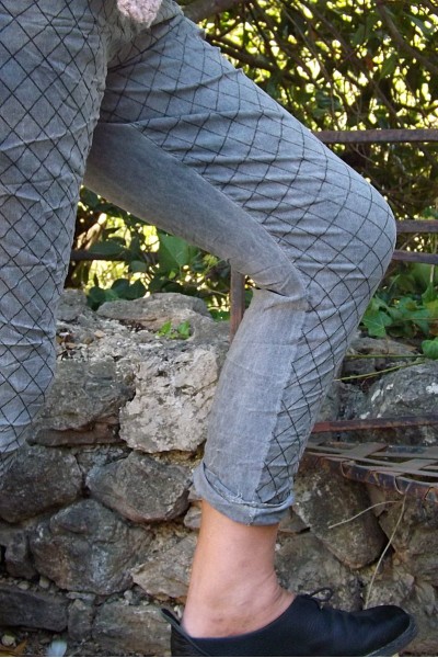 PANTALON JEGGING LEO GRIS DELAVE