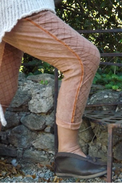 PANTALON JEGGING LEO BRIQUE DELAVE