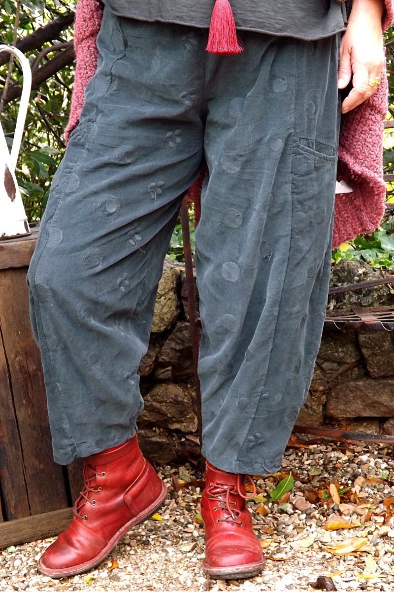 PANTALON VELOURS MILLERAIE LOUIS ANTHRACITE PANTALON VELOURS MILLERAIE LOUIS ANTHRACITE