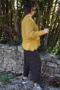 PANTALON VELOURS MILLERAIE LOUIS CHOCOLAT