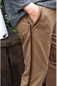 PANTALON GRANDE TAILLE OSCAR CAMEL