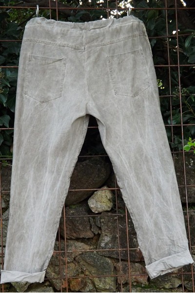 PANTALON JEGGING LEO TAUPE DELAVE