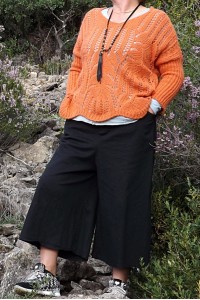 PANTALON ORIGINAL ETIENNE NOIR ET PULL AUGUSTIN