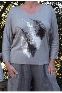 T SHIRT PLUME