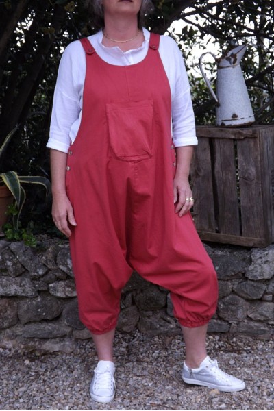 SALOPETTE SAROUEL ZOE FRAMBOISE