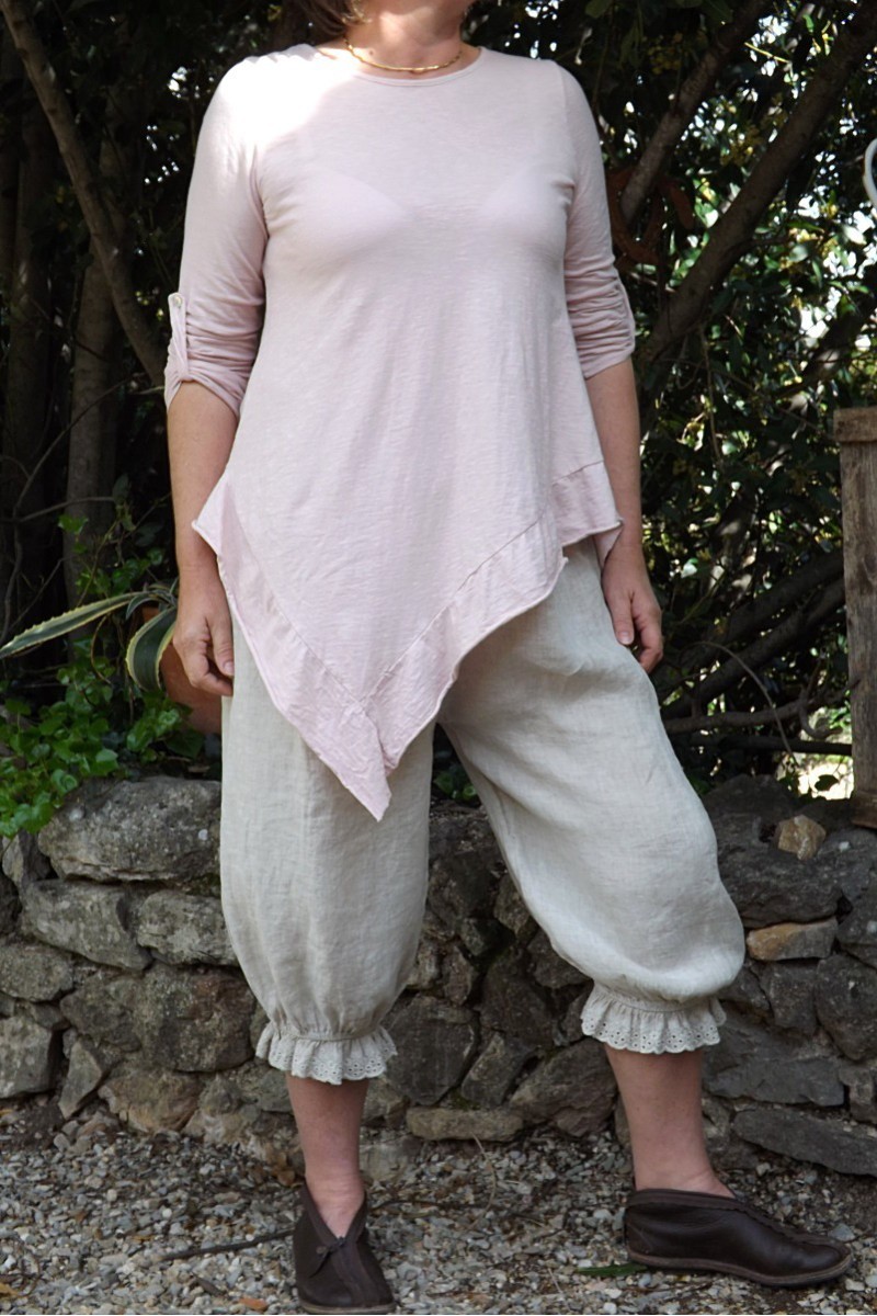 TUNIQUE COTON VIADA ROSE POUDRE ET LE PANTY JOSEPH TUNIQUE COTON VIADA ROSE POUDRE ET LE PANTY JOSEPH