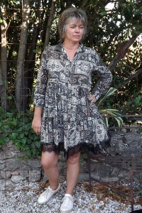 ROBE OU TUNIQUE MANCHES LONGUES NADEGE