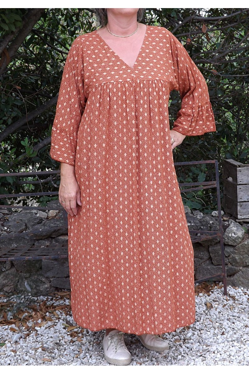ROBE BOHEME EMILIE ROUILLE ROBE BOHEME EMILIE ROUILLE