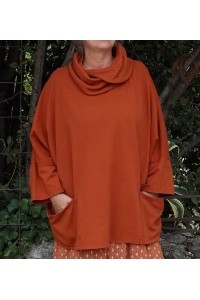 TUNIQUE AMPLE NINA ROUILLE 