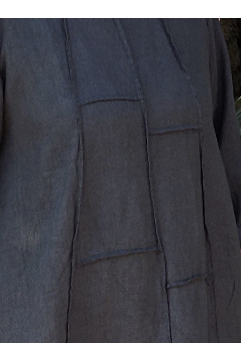 ROBE LIN MANCHES LONGUES SIDONIE ANTHRACITE ROBE LIN MANCHES LONGUES SIDONIE ANTHRACITE