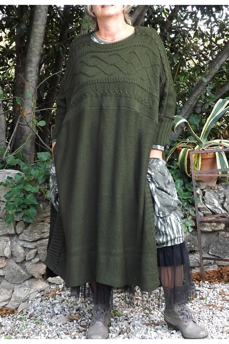 PULL LONG GRIS KAKI FLORENT PULL LONG GRIS KAKI FLORENT