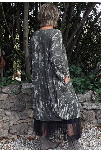 ROBE MANCHES LONGUES AMANDINE KAKI ET LE JUPON ACHILE