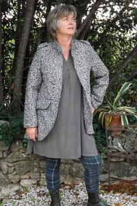 REDINGOTE GRISE CHINE SEVERINE