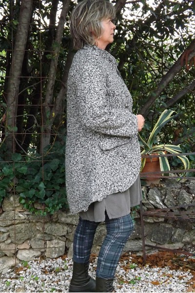 REDINGOTE GRISE CHINE SEVERINE