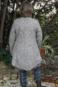 REDINGOTE GRISE CHINE SEVERINE
