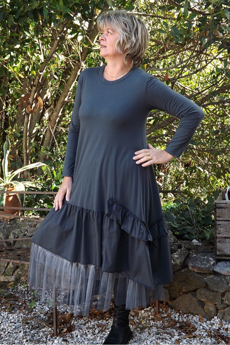 Robe longue coton manche longue deals