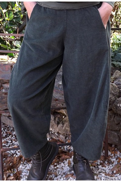 PANTALON VELOURS HONORE KAKI