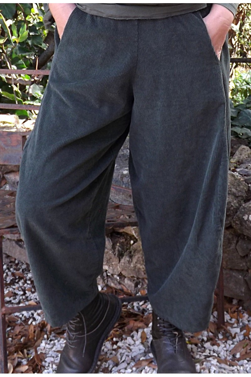 PANTALON VELOURS HONORE KAKI PANTALON VELOURS HONORE KAKI