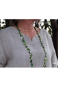 Tunique lin Elena taupe et pantalon augustin