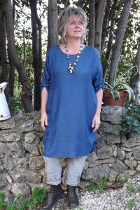 Tunique en tencel Estelle et pantalon Gaston