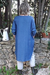 Tunique en tencel Estelle et pantalon Gaston