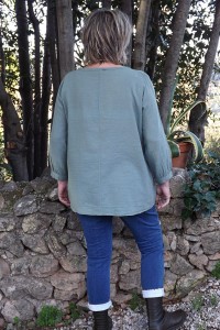 Top coton Jack kaki et pantalon Angus
