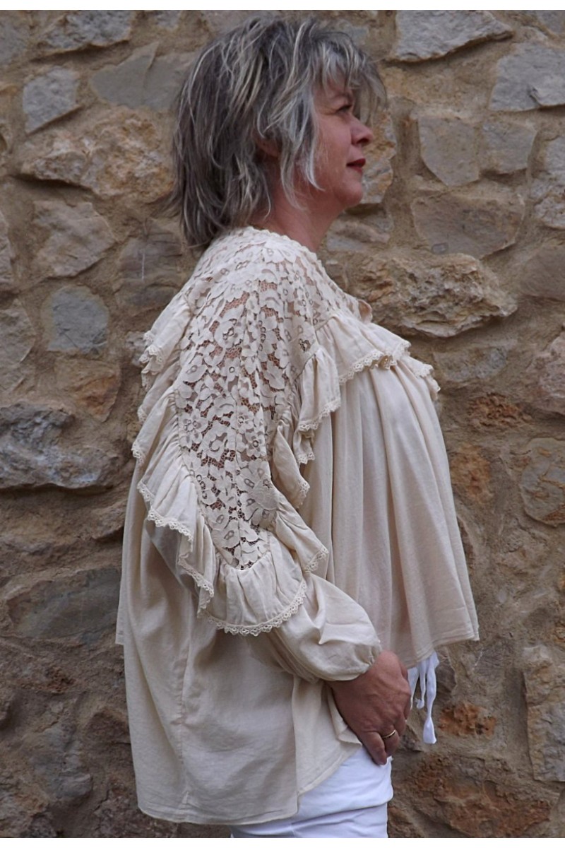 Chemisier Dentelle Femme Chemisier Blouse Femme Grande Taille