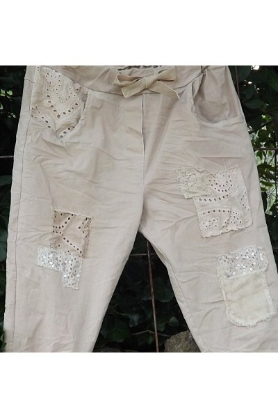 Pantalon Lenny vieux rose
