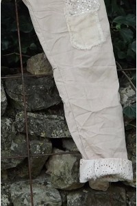Pantalon Lenny vieux rose