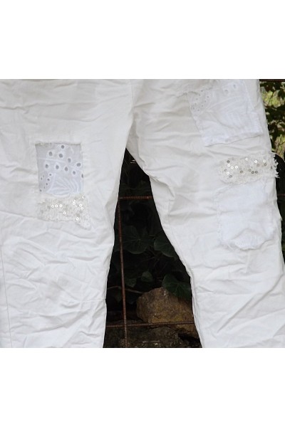 Pantalon Lenny blanc