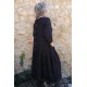 Robe longue lin Cassandre noire