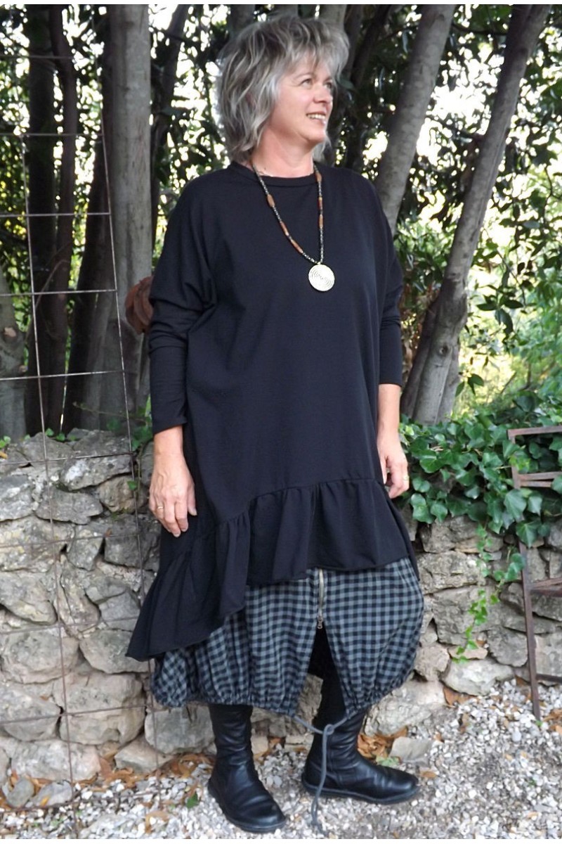 Robe grande taille Marion noire Robe grande taille Marion noire