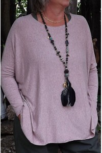 Pull fin grégoire grande taille et pantalon Gaby