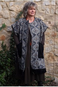 Veste grande taille sans manches Charline
