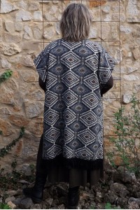 Veste grande taille sans manches et robe Adélie Charline