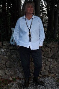 Chemise blanche Sabine et pantalon Gaby