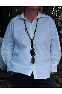 Chemise blanche Sabine et pantalon Gaby