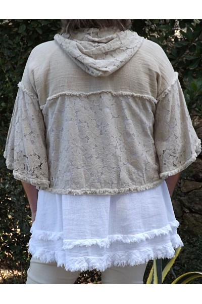 Veste lin et coton Candice