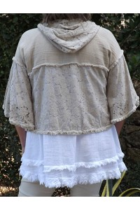 Veste lin et coton Candice