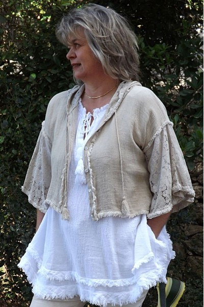 Veste lin et coton Candice