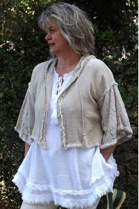 Veste lin et coton Candice