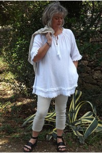 Tunique lin et coton Faustine
